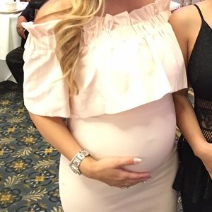 ASOS Maternity blush dress